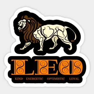 Leo ♌🦁 Zodiac Sign Astrology Sticker